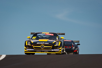 36;36;9-February-2013;Alexander-Roloff;Australia;Bathurst;Bathurst-12-Hour;Bernd-Schneider;Erebus-Motorsport;Erebus-Racing;Grand-Tourer;Mercedes‒Benz-SLS-AMG-GT3;Mt-Panorama;NSW;New-South-Wales;Thomas-Jaeger;Thomas-Jäger;auto;endurance;motorsport;racing;sky;super-telephoto