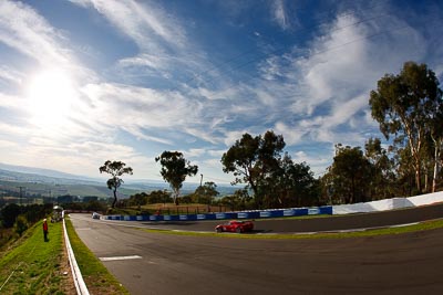 58;58;9-February-2013;AF-Corse;Australia;Bathurst;Bathurst-12-Hour;Ferrari-458-Italia-GT3;Grand-Tourer;Marco-Cioci;Michele-Rugolo;Mt-Panorama;NSW;New-South-Wales;Steve-Wyatt;auto;clouds;endurance;fisheye;motorsport;racing;sky