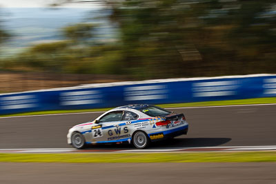 24;24;9-February-2013;Andre-Heimgartner;Anthony-Gilbertson;Australia;BMW-335i;Bathurst;Bathurst-12-Hour;GWS-Personnel-Motorsport;Grand-Tourer;Mt-Panorama;NSW;New-South-Wales;Peter-ODonnell;The-Esses;auto;endurance;motion-blur;motorsport;racing;telephoto