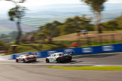 1;1;9-February-2013;Andreas-Simonsen;Audi-R8-LMS-Ultra;Australia;Bathurst;Bathurst-12-Hour;Grand-Tourer;Harold-Primat;Johan-Kristoffersson;Mt-Panorama;NSW;New-South-Wales;Phoenix-Racing;The-Esses;auto;endurance;motion-blur;motorsport;racing;telephoto