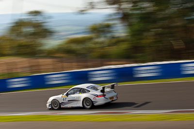 67;67;9-February-2013;Australia;Bathurst;Bathurst-12-Hour;David-Glasson;Grand-Tourer;Motorsport-Services;Mt-Panorama;NSW;New-South-Wales;Phil-Hood;Porsche-911-GT3-Cup-997;The-Esses;Tony-Richards;auto;endurance;motion-blur;motorsport;racing;telephoto