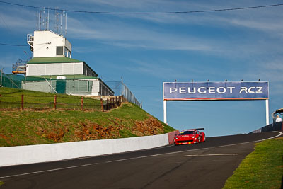 58;58;9-February-2013;AF-Corse;Australia;Bathurst;Bathurst-12-Hour;Ferrari-458-Italia-GT3;Grand-Tourer;Marco-Cioci;Michele-Rugolo;Mt-Panorama;NSW;New-South-Wales;Steve-Wyatt;auto;clouds;endurance;motorsport;racing;sky;telephoto