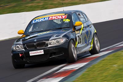 26;26;9-February-2013;Australia;BMW-130i;Bathurst;Bathurst-12-Hour;Daniel-Lewis;Daniel-Studdart;GWS-Personnel-Motorsport;Grand-Tourer;Jonathan-Venter;Mt-Panorama;NSW;New-South-Wales;The-Esses;auto;endurance;motorsport;racing;super-telephoto