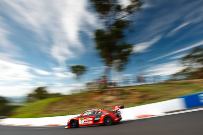 9;9;9-February-2013;Audi-R8-LMS-Ultra;Australia;Bathurst;Bathurst-12-Hour;Christopher-Mies;Dean-Grant;Grand-Tourer;Marc-Cini;Mark-Eddy;Mt-Panorama;NSW;Network-Clothing-Hallmarc;New-South-Wales;The-Esses;Topshot;auto;clouds;endurance;motion-blur;motorsport;racing;sky;wide-angle