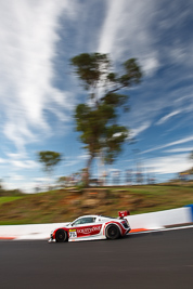 71;71;9-February-2013;Andrew-McInnes;Audi-R8-LMS;Australia;Bathurst;Bathurst-12-Hour;Darryl-O’Young;Dean-Koutsoumidis;Equity‒One;Grand-Tourer;Mt-Panorama;NSW;New-South-Wales;Simon-Middleton;The-Esses;auto;clouds;endurance;motion-blur;motorsport;racing;sky;wide-angle