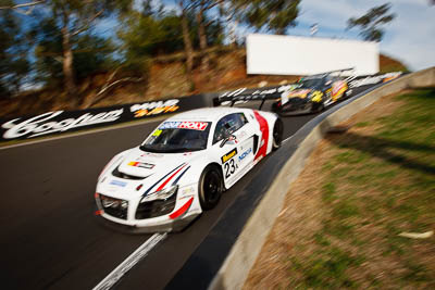 23;23;9-February-2013;Alain-Li;Audi-R8-LMS-Ultra;Australia;Bathurst;Bathurst-12-Hour;Brendon-Hartley;Grand-Tourer;Mark-Patterson;Mt-Panorama;NSW;New-South-Wales;The-Dipper;United-Autosports;auto;endurance;motorsport;racing;wide-angle