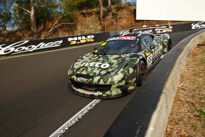 88;88;9-February-2013;Allan-Simonsen;Australia;Bathurst;Bathurst-12-Hour;Ferrari-458-Italia-GT3;Grand-Tourer;John-Bowe;Maranello-Motorsport;Mika-Salo;Mt-Panorama;NSW;New-South-Wales;Peter-Edwards;The-Dipper;auto;endurance;motorsport;racing;wide-angle