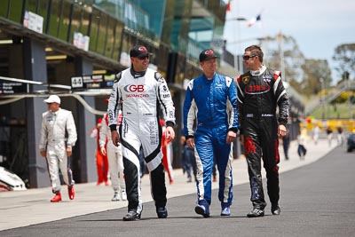 9-February-2013;Australia;Bathurst;Bathurst-12-Hour;David-Russell;GB-Galvanizing;Grand-Tourer;JBS-Swift;Justin-McMillan;Mt-Panorama;NSW;New-South-Wales;Steven-Richards;atmosphere;auto;endurance;motorsport;paddock;portrait;racing;telephoto