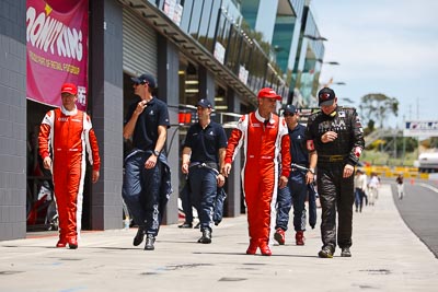 9-February-2013;Australia;Bathurst;Bathurst-12-Hour;GB-Galvanizing;Grand-Tourer;Marc-Cini;Mt-Panorama;NSW;Network-Clothing-Hallmarc;New-South-Wales;Ross-Lilley;atmosphere;auto;endurance;motorsport;paddock;portrait;racing;telephoto