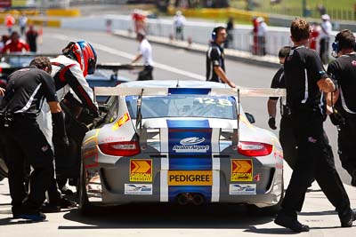 12;12;9-February-2013;Australia;Bathurst;Bathurst-12-Hour;Competition-Motorsports;Grand-Tourer;Mt-Panorama;NSW;New-South-Wales;Porsche-911-GT3-Cup-997;atmosphere;auto;endurance;motorsport;paddock;pitlane;racing;telephoto