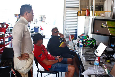 28mm;9-February-2013;Australia;Bathurst;Bathurst-12-Hour;Clearwater-Racing;Grand-Tourer;Mok-Weng-Sun;Mt-Panorama;NSW;New-South-Wales;atmosphere;auto;endurance;motorsport;paddock;pitlane;portrait;racing