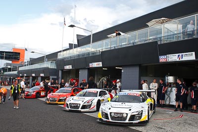 1;23;6;1;23;28mm;6;9-February-2013;Audi-R8-LMS;Audi-R8-LMS-Ultra;Australia;Bathurst;Bathurst-12-Hour;Dirk-Klynsmith;Grand-Tourer;Mt-Panorama;NSW;New-South-Wales;Phoenix-Racing;Skwirk-Oneworld-Bar;United-Autosports;atmosphere;auto;endurance;motorsport;paddock;photographer;pitlane;racing