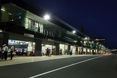 10-February-2013;Australia;Bathurst;Bathurst-12-Hour;Grand-Tourer;Mt-Panorama;NSW;New-South-Wales;atmosphere;auto;endurance;morning;motorsport;pitlane;racing;sunrise;wide-angle