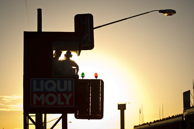 10-February-2013;Australia;Bathurst;Bathurst-12-Hour;Mt-Panorama;NSW;New-South-Wales;atmosphere;auto;backlight;endurance;morning;motorsport;officials;racing;sky;sun;sunrise;telephoto;tower