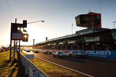 63;88;10-February-2013;63;88;Allan-Simonsen;Australia;Bathurst;Bathurst-12-Hour;Erebus-Motorsport;Erebus-Racing;Ferrari-458-Italia-GT3;Grand-Tourer;John-Bowe;Lee-Holdsworth;Maranello-Motorsport;Mercedes‒Benz-SLS-AMG-GT3;Mika-Salo;Mt-Panorama;NSW;New-South-Wales;Peter-Edwards;Peter-Hackett;Tim-Slade;Topshot;auto;backlight;endurance;morning;motorsport;racing;sky;sun;sunrise;wide-angle