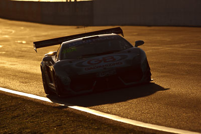 48;10-February-2013;48;Australia;Bathurst;Bathurst-12-Hour;GB-Galvanizing;Grand-Tourer;Justin-McMillan;Lamborghini-Gallardo-LP‒560;Mt-Panorama;NSW;New-South-Wales;Ross-Lilley;Steven-Richards;auto;backlight;endurance;morning;motorsport;racing;sunrise;super-telephoto