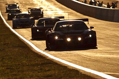 9;10-February-2013;9;Audi-R8-LMS-Ultra;Australia;Bathurst;Bathurst-12-Hour;Christopher-Mies;Dean-Grant;Grand-Tourer;Marc-Cini;Mark-Eddy;Mt-Panorama;NSW;Network-Clothing-Hallmarc;New-South-Wales;auto;backlight;endurance;morning;motorsport;racing;sunrise;super-telephoto