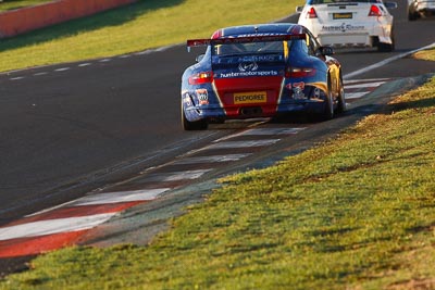 30;10-February-2013;30;Australia;Bathurst;Bathurst-12-Hour;Drew-Russell;Grand-Tourer;Hunter-Motorsports;Jonny-Reid;Mt-Panorama;NSW;New-South-Wales;Porsche-911-GT3-Cup-997;Steven-Johnson;auto;endurance;morning;motorsport;racing;sunrise;super-telephoto