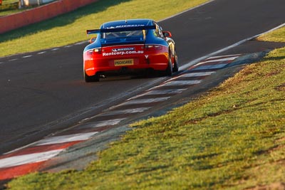 45;10-February-2013;45;Aaron-Zerefos;Australia;Barton-Mawer;Bathurst;Bathurst-12-Hour;Duvashen-Padayachee;Grand-Tourer;Indiran-Padayachee;Mt-Panorama;NSW;New-South-Wales;Porsche-911-GT3-Cup-997;Rentcorp-Forklifts;auto;endurance;morning;motorsport;racing;sunrise;super-telephoto