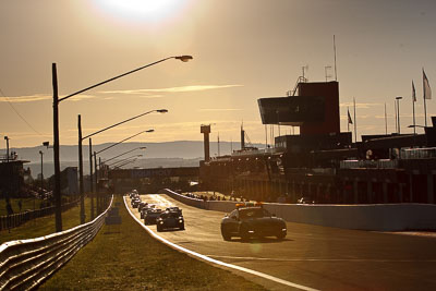 65;10-February-2013;65;Australia;Bathurst;Bathurst-12-Hour;Mt-Panorama;NSW;New-South-Wales;Nissan-GT‒R;Safety-Car;auto;backlight;endurance;morning;motorsport;officials;racing;sun;sunrise;telephoto