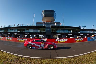 54;10-February-2013;54;Adam-Beechey;Australia;Bathurst;Bathurst-12-Hour;Donut-King;Grand-Tourer;Mt-Panorama;NSW;New-South-Wales;Nissan-GT‒R;Peter-Leemhuis;Tony-Alford;auto;building;endurance;fisheye;motorsport;racing;sky