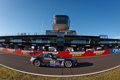 63;10-February-2013;63;Australia;Bathurst;Bathurst-12-Hour;Erebus-Motorsport;Erebus-Racing;Grand-Tourer;Lee-Holdsworth;Mercedes‒Benz-SLS-AMG-GT3;Mt-Panorama;NSW;New-South-Wales;Peter-Hackett;Tim-Slade;auto;building;endurance;fisheye;motorsport;racing;sky