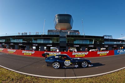 65;10-February-2013;65;Andrew-Miedecke;Australia;Bathurst;Bathurst-12-Hour;Ben-Shoots;Daytona-Coupe;Grand-Tourer;Jaime-Augustine;Mt-Panorama;NSW;New-South-Wales;auto;building;endurance;fisheye;motorsport;racing;sky