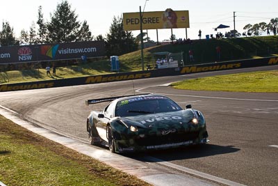 88;10-February-2013;88;Allan-Simonsen;Australia;Bathurst;Bathurst-12-Hour;Ferrari-458-Italia-GT3;Grand-Tourer;John-Bowe;Maranello-Motorsport;Mika-Salo;Mt-Panorama;Murrays-Corner;NSW;New-South-Wales;Peter-Edwards;auto;endurance;motorsport;racing;telephoto