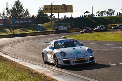 8;10-February-2013;8;Australia;Bathurst;Bathurst-12-Hour;Grand-Tourer;Kurt-Dujardyn;Level-Racing;Mt-Panorama;Murrays-Corner;NSW;New-South-Wales;Olivier-Muytjens;Philippe-Broodcooren;Philippe-Richard;Porsche-911-GT3-Cup-997;auto;endurance;motorsport;racing;telephoto