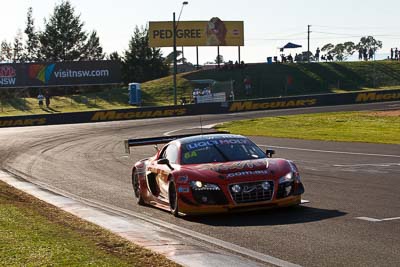 6;10-February-2013;6;Audi-R8-LMS;Australia;Bathurst;Bathurst-12-Hour;Craig-Lowndes;Grand-Tourer;Mt-Panorama;Murrays-Corner;NSW;New-South-Wales;Rod-Salmon;Skwirk-Oneworld-Bar;Warren-Luff;auto;endurance;motorsport;racing;telephoto