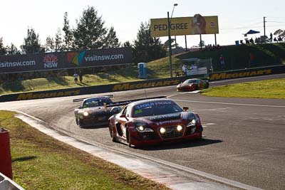 9;10-February-2013;9;Audi-R8-LMS-Ultra;Australia;Bathurst;Bathurst-12-Hour;Christopher-Mies;Dean-Grant;Grand-Tourer;Marc-Cini;Mark-Eddy;Mt-Panorama;Murrays-Corner;NSW;Network-Clothing-Hallmarc;New-South-Wales;auto;endurance;motorsport;racing;telephoto