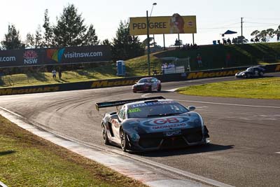 48;10-February-2013;48;Australia;Bathurst;Bathurst-12-Hour;GB-Galvanizing;Grand-Tourer;Justin-McMillan;Lamborghini-Gallardo-LP‒560;Mt-Panorama;Murrays-Corner;NSW;New-South-Wales;Ross-Lilley;Steven-Richards;auto;endurance;motorsport;racing;telephoto