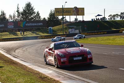 54;10-February-2013;54;Adam-Beechey;Australia;Bathurst;Bathurst-12-Hour;Donut-King;Grand-Tourer;Mt-Panorama;Murrays-Corner;NSW;New-South-Wales;Nissan-GT‒R;Peter-Leemhuis;Tony-Alford;auto;endurance;motorsport;racing;telephoto