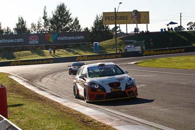55;10-February-2013;55;Australia;Bathurst;Bathurst-12-Hour;Brett-Niall;Clint-Harvey;Grand-Tourer;Malcolm-Niall;Motorsport-Services;Mt-Panorama;Murrays-Corner;NSW;New-South-Wales;Seat-Leon-Supercopa;auto;endurance;motorsport;racing;telephoto