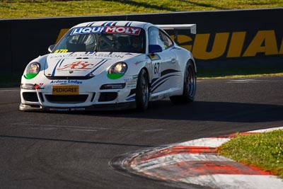 67;10-February-2013;67;Australia;Bathurst;Bathurst-12-Hour;David-Glasson;Grand-Tourer;Motorsport-Services;Mt-Panorama;Murrays-Corner;NSW;New-South-Wales;Phil-Hood;Porsche-911-GT3-Cup-997;Tony-Richards;auto;endurance;motorsport;racing;super-telephoto