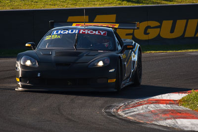 29;10-February-2013;29;Australia;Bathurst;Bathurst-12-Hour;Chevrolet-Corvette-Z06‒R-GT3;Grand-Tourer;Greg-Murphy;Ivan-Capelli;Jim-Manolios;Mt-Panorama;Murrays-Corner;NSW;New-South-Wales;Trofeo-Motorsport;auto;endurance;motorsport;racing;super-telephoto