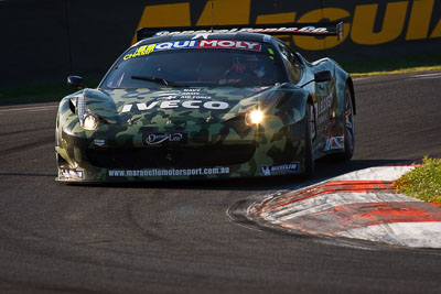 88;10-February-2013;88;Allan-Simonsen;Australia;Bathurst;Bathurst-12-Hour;Ferrari-458-Italia-GT3;Grand-Tourer;John-Bowe;Maranello-Motorsport;Mika-Salo;Mt-Panorama;Murrays-Corner;NSW;New-South-Wales;Peter-Edwards;auto;endurance;motorsport;racing;super-telephoto