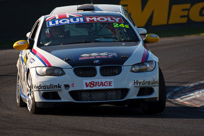 24;10-February-2013;24;Andre-Heimgartner;Anthony-Gilbertson;Australia;BMW-335i;Bathurst;Bathurst-12-Hour;GWS-Personnel-Motorsport;Grand-Tourer;Mt-Panorama;Murrays-Corner;NSW;New-South-Wales;Peter-ODonnell;auto;endurance;motorsport;racing;super-telephoto