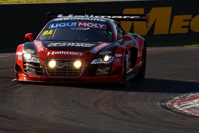 9;10-February-2013;9;Audi-R8-LMS-Ultra;Australia;Bathurst;Bathurst-12-Hour;Christopher-Mies;Dean-Grant;Grand-Tourer;Marc-Cini;Mark-Eddy;Mt-Panorama;Murrays-Corner;NSW;Network-Clothing-Hallmarc;New-South-Wales;auto;endurance;motorsport;racing;super-telephoto