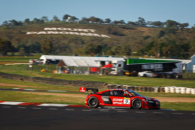 9;10-February-2013;9;Audi-R8-LMS-Ultra;Australia;Bathurst;Bathurst-12-Hour;Christopher-Mies;Dean-Grant;Grand-Tourer;Marc-Cini;Mark-Eddy;Mt-Panorama;Murrays-Corner;NSW;Network-Clothing-Hallmarc;New-South-Wales;auto;endurance;motorsport;racing;telephoto