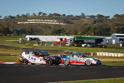 27;45;10-February-2013;27;45;Aaron-Zerefos;Allan-Shephard;Australia;BMW-130i;Barton-Mawer;Bathurst;Bathurst-12-Hour;Duvashen-Padayachee;Dylan-Thomas;Grand-Tourer;Indiran-Padayachee;Justin-Garioch;Mt-Panorama;Murrays-Corner;NSW;New-South-Wales;Porsche-911-GT3-Cup-997;Rentcorp-Forklifts;The-Shire-Conveyancer;auto;endurance;motorsport;racing;telephoto