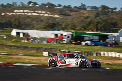 81;10-February-2013;81;Audi-R8-LMS-Ultra;Australia;Bathurst;Bathurst-12-Hour;Christian-Zügel;Dragonspeed;Elton-Julian;Eric-Lux;Grand-Tourer;Mt-Panorama;Murrays-Corner;NSW;New-South-Wales;auto;endurance;motorsport;racing;telephoto