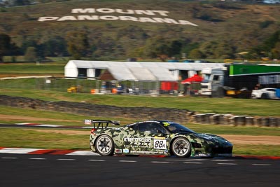 88;10-February-2013;88;Allan-Simonsen;Australia;Bathurst;Bathurst-12-Hour;Ferrari-458-Italia-GT3;Grand-Tourer;John-Bowe;Maranello-Motorsport;Mika-Salo;Mt-Panorama;Murrays-Corner;NSW;New-South-Wales;Peter-Edwards;auto;endurance;motorsport;racing;telephoto