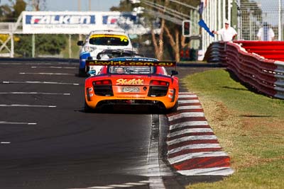 6;10-February-2013;6;Audi-R8-LMS;Australia;Bathurst;Bathurst-12-Hour;Craig-Lowndes;Grand-Tourer;Mt-Panorama;Murrays-Corner;NSW;New-South-Wales;Rod-Salmon;Skwirk-Oneworld-Bar;Warren-Luff;auto;endurance;motorsport;racing;super-telephoto