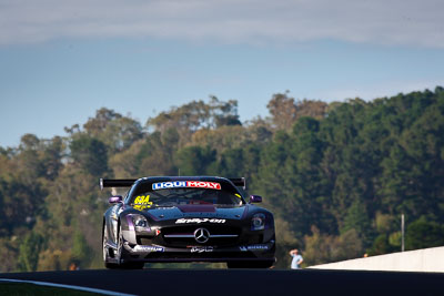 63;10-February-2013;63;Australia;Bathurst;Bathurst-12-Hour;Erebus-Motorsport;Erebus-Racing;Grand-Tourer;Lee-Holdsworth;Mercedes‒Benz-SLS-AMG-GT3;Mt-Panorama;NSW;New-South-Wales;Peter-Hackett;Tim-Slade;auto;endurance;motorsport;racing;super-telephoto