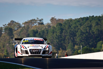 23;10-February-2013;23;Alain-Li;Audi-R8-LMS-Ultra;Australia;Bathurst;Bathurst-12-Hour;Brendon-Hartley;Grand-Tourer;Mark-Patterson;Mt-Panorama;NSW;New-South-Wales;Topshot;United-Autosports;auto;endurance;motorsport;racing;super-telephoto