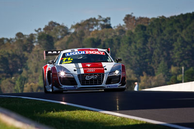 71;10-February-2013;71;Andrew-McInnes;Audi-R8-LMS;Australia;Bathurst;Bathurst-12-Hour;Darryl-O’Young;Dean-Koutsoumidis;Equity‒One;Grand-Tourer;Mt-Panorama;NSW;New-South-Wales;Simon-Middleton;auto;endurance;motorsport;racing;super-telephoto