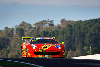 33;10-February-2013;33;Australia;Bathurst;Bathurst-12-Hour;Clearwater-Racing;Craig-Baird;Ferrari-458-Italia-GT3;Grand-Tourer;Matt-Griffin;Mok-Weng-Sun;Mt-Panorama;NSW;New-South-Wales;auto;endurance;motorsport;racing;super-telephoto