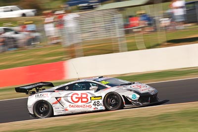 48;10-February-2013;48;Australia;Bathurst;Bathurst-12-Hour;GB-Galvanizing;Grand-Tourer;Justin-McMillan;Lamborghini-Gallardo-LP‒560;Mt-Panorama;NSW;New-South-Wales;Ross-Lilley;Steven-Richards;The-Chase;auto;endurance;motorsport;racing;super-telephoto