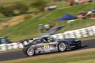 63;10-February-2013;63;Australia;Bathurst;Bathurst-12-Hour;Erebus-Motorsport;Erebus-Racing;Grand-Tourer;Lee-Holdsworth;Mercedes‒Benz-SLS-AMG-GT3;Mt-Panorama;NSW;New-South-Wales;Peter-Hackett;The-Chase;Tim-Slade;auto;endurance;motorsport;racing;super-telephoto